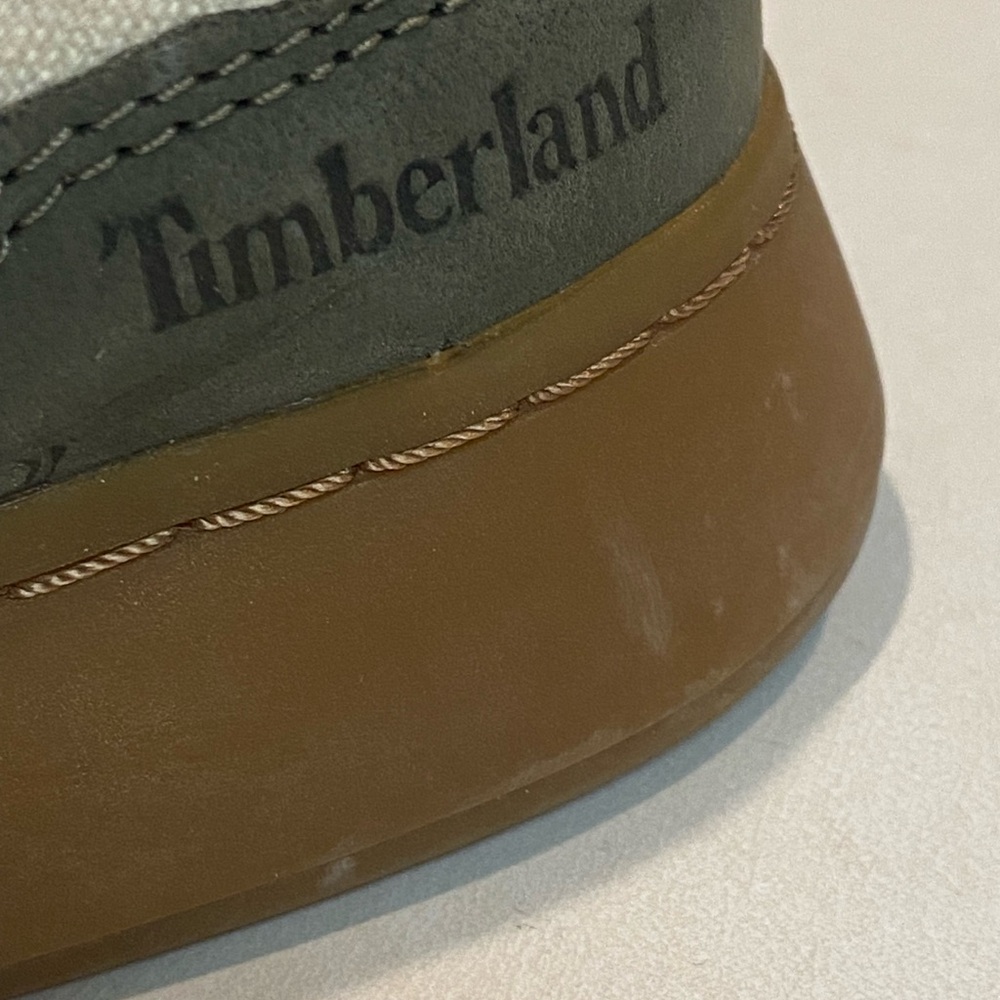 TIMBERLAND ATLANTA GREEN EK+ LOW LACE UP CANVAS RUBBER SNEAKER WOMENS SZ 10 - Picture 8 of 13